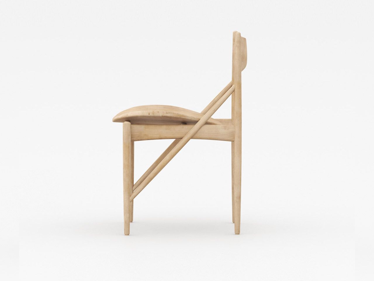 Стул из массива дерева с открытой спинкой Air Division Aviator ARCH-00086311 - Вид №4