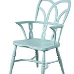 W521 Готическое кресло Interlace Windsor Arm Chair ijlbrown  - Вид №5