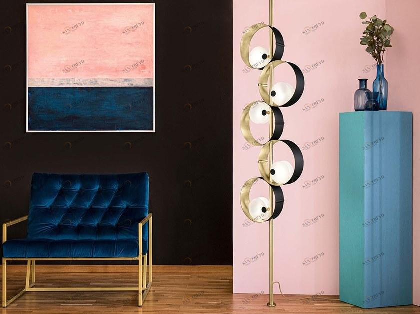 Masiero Торшер из металла прямого света Sound sun-id-1400189