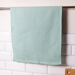 Набор полотенец вафельных Belezza Сальвадор 40x60 см цвет бирюзовый 4 шт.