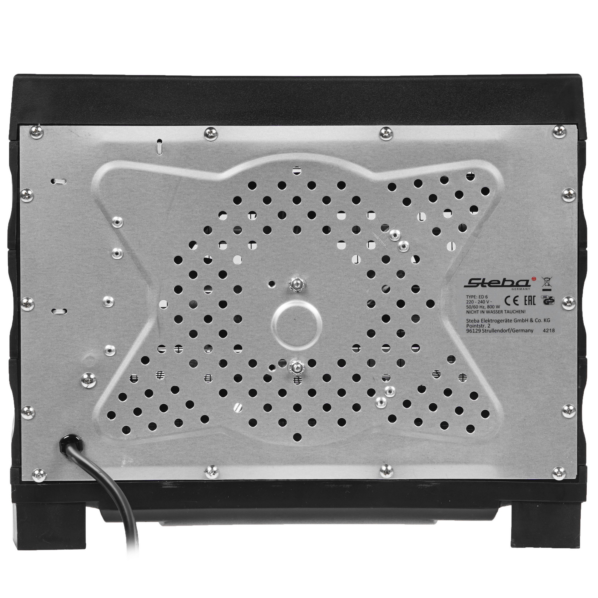 8117361 Сушилка для овощей и фруктов Steba ED 6 черный STDN-0086885 - Вид №5