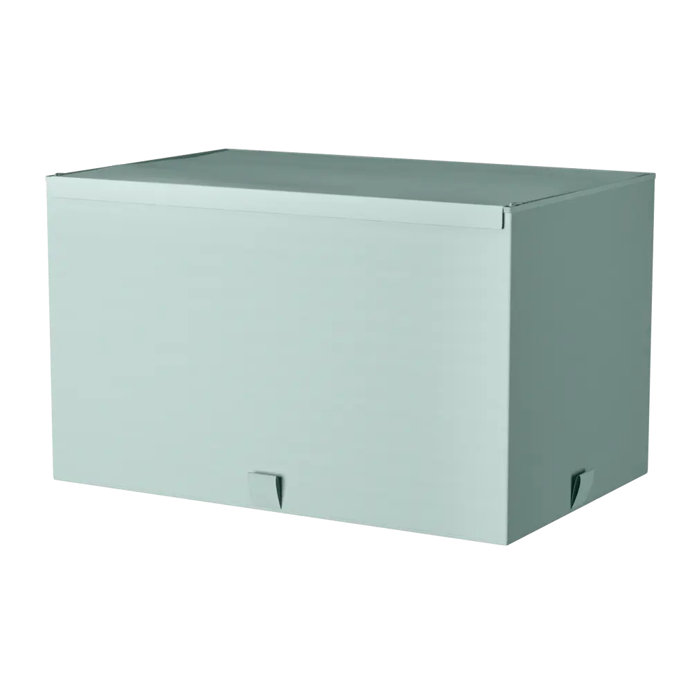 Короб с крышкой Spaceo Laguna 5, 560x330x360 мм, 66 л, нетканый, цвет зеленый Home STLM-2193095