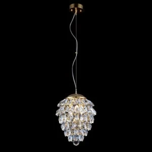 Подвесной светильник Crystal Lux Charme SP3+3 LED Gold/Transparent CRYSTAL LUX ДИЗАЙНЕРСКИЕ, CHARME 071400 Прозрачный