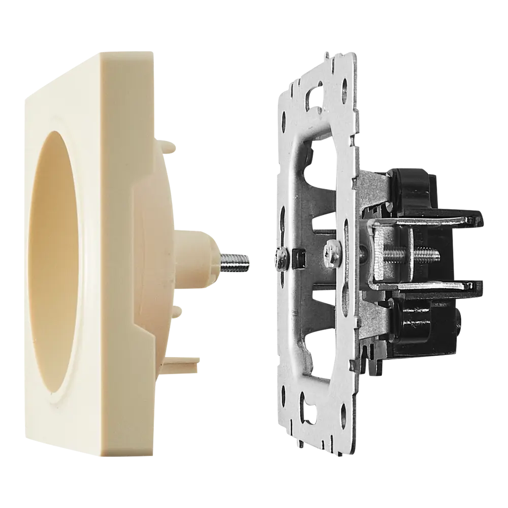 Розетка IEK Brite бежевая для внутреннего монтажа без заземления 87761510 STLM-1407408 - Вид №6