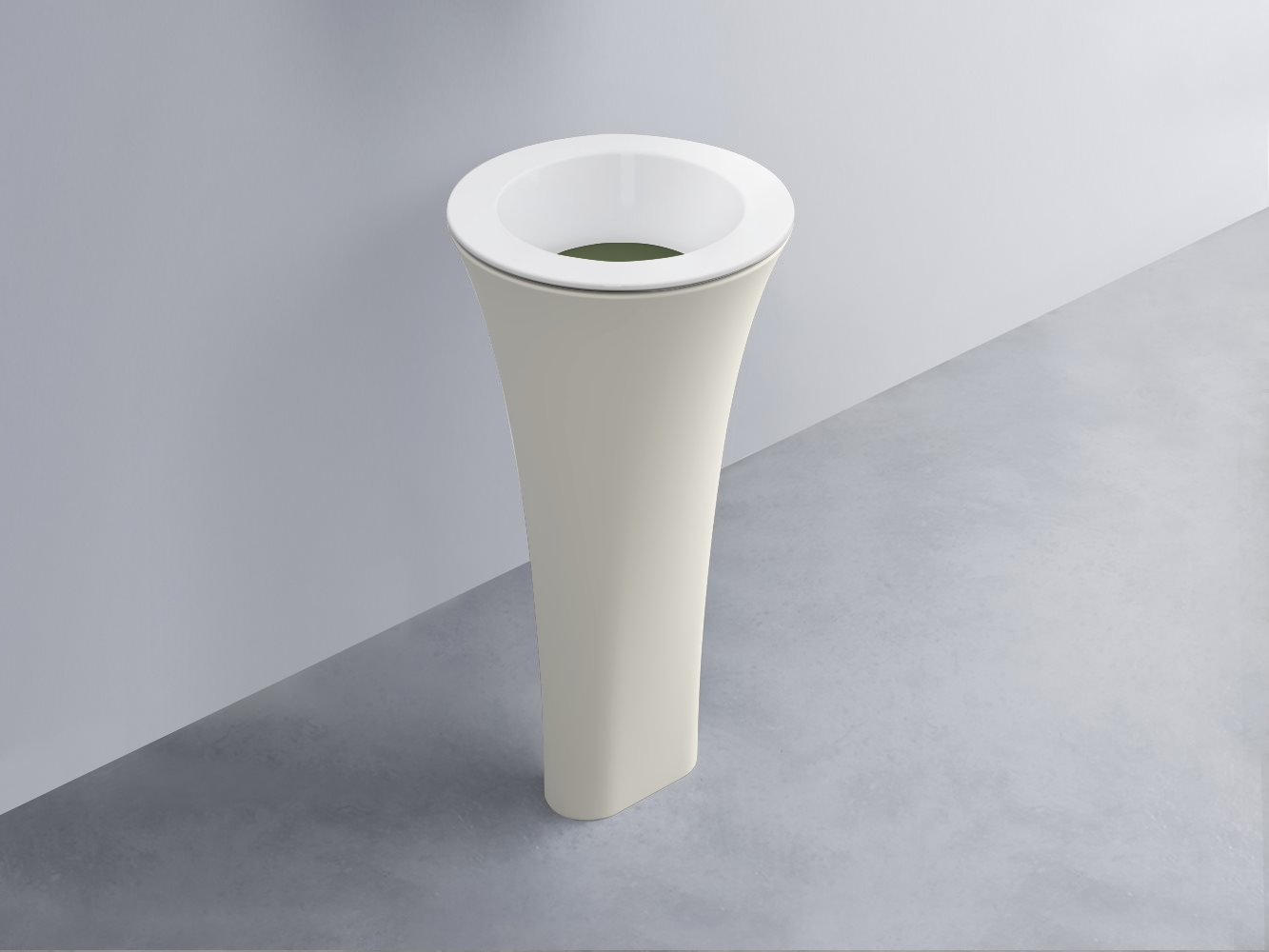 AMLA45-BL+AMPILT-AG+AMCOLT-TL Раковина Amedeo Tondo отдельностоящая cielo Enjoy + Amedeo Ceramica Cielo