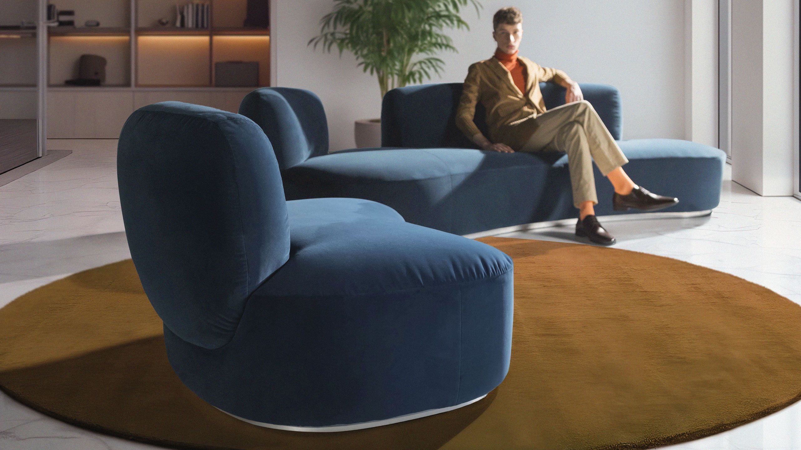 Модульный тканевый диван Calia Italia Superior ARCH-00127516 - Вид №10