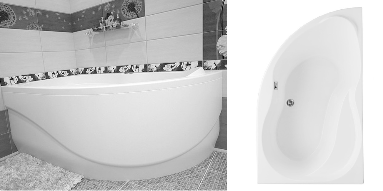 Акриловая ванна Aquanet Graciosa 150x90 R 00175948 - Вид №3