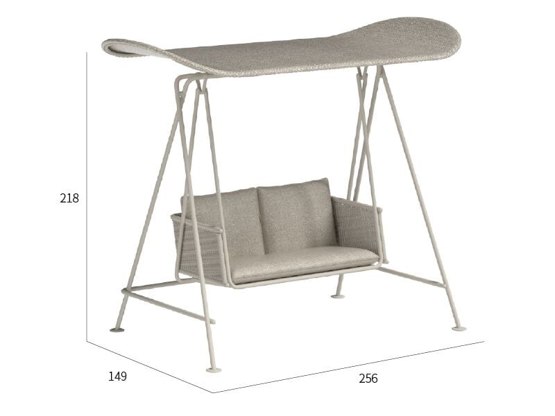 2-местный качалка Sunbrella® VINEKO Volar ARCH-00015736 - Вид №3