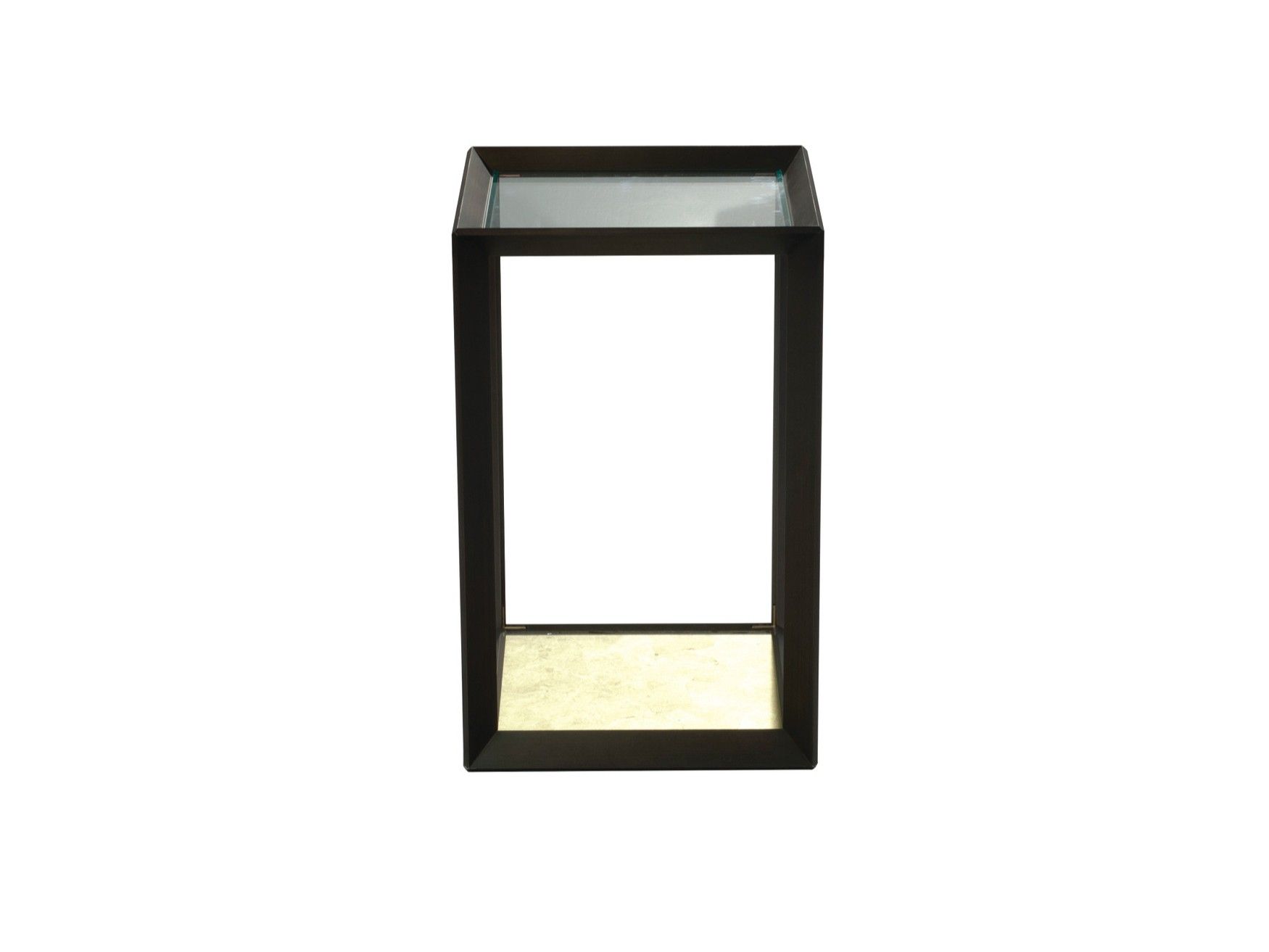 Квадратный стол из стали и стекла ROCHE BOBOIS METALLICA ARCH-00126378 - Вид №1