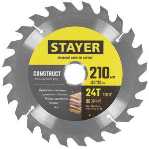 Диск пильный STAYER 3683-210-30-24 9107720