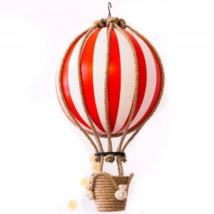 Монгольфьер красно-белый, узкие полосы, диаметр 21 см "Цирк" Circus XS MY CASPER NEW 334227 Белый;красный