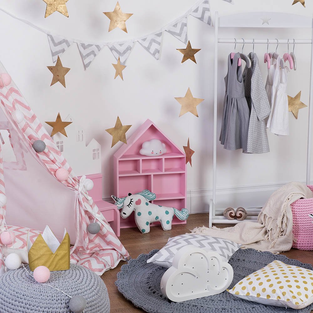 Вигвам Pink Zigzag с окном,карманом и флажками VAMVIGVAM PINK ZIGZAG 281529 Розовый Santreyd  - Вид №8