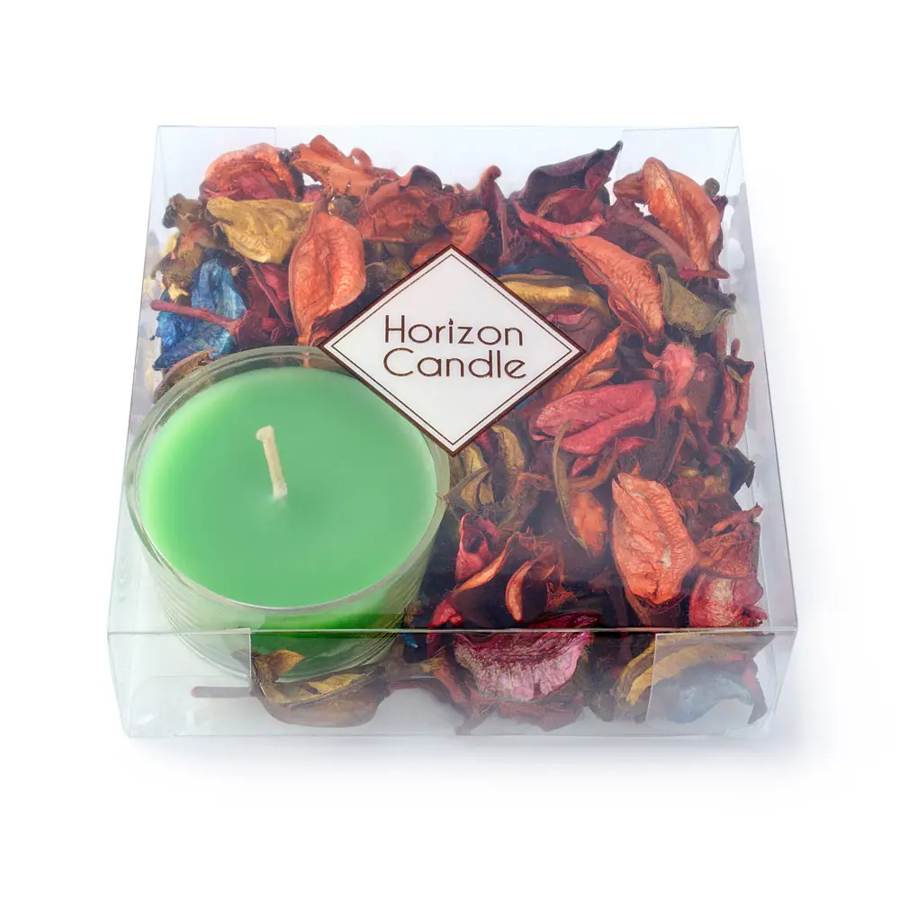 89348726 Свеча чайная ароматизированная с саше Яблоко зеленая 3.3 см STLM-0816303 HORIZON CANDLES  - Вид №1