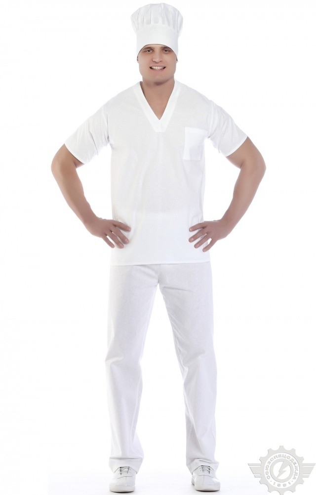 60866 Костюм пекаря  Повар  размер 48-50/170-176 Спецодежда  - Вид №10