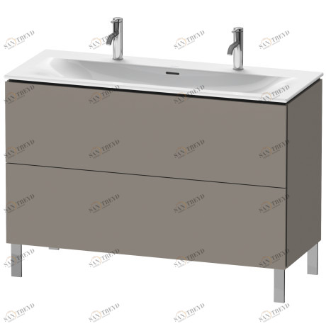 LC659901414 Тумбочка напольная L-Cube #LC6599 1220 x 481 мм Терра, декор Duravit