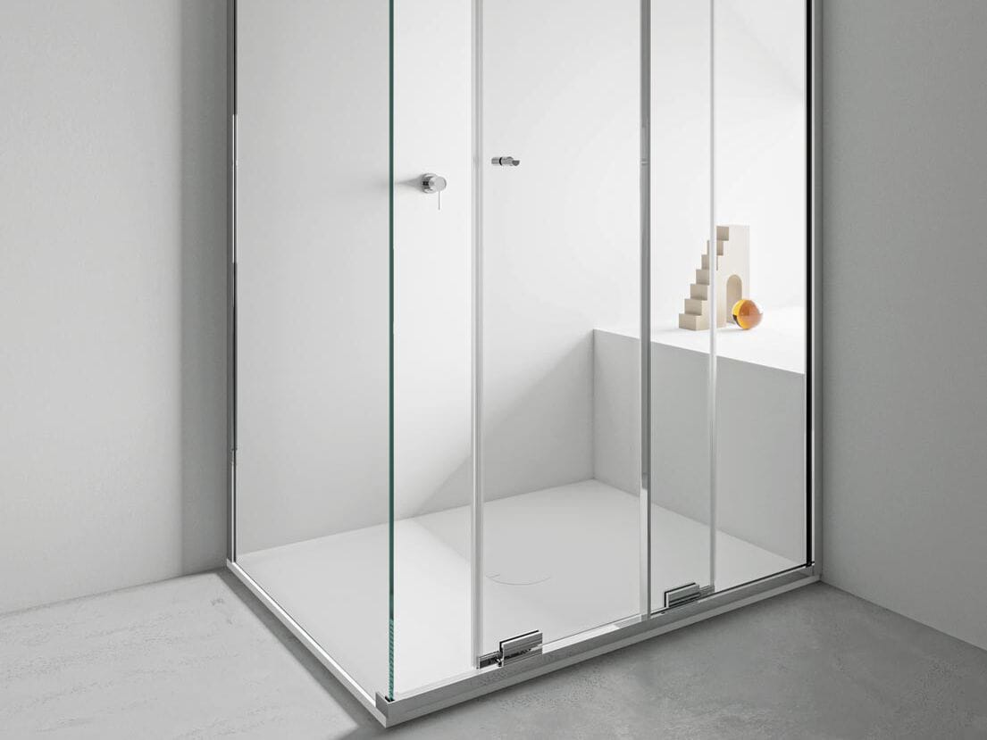 Угловая душевая кабина с раздвижной дверью Domus Falerii Domuspa ARCH-00137515