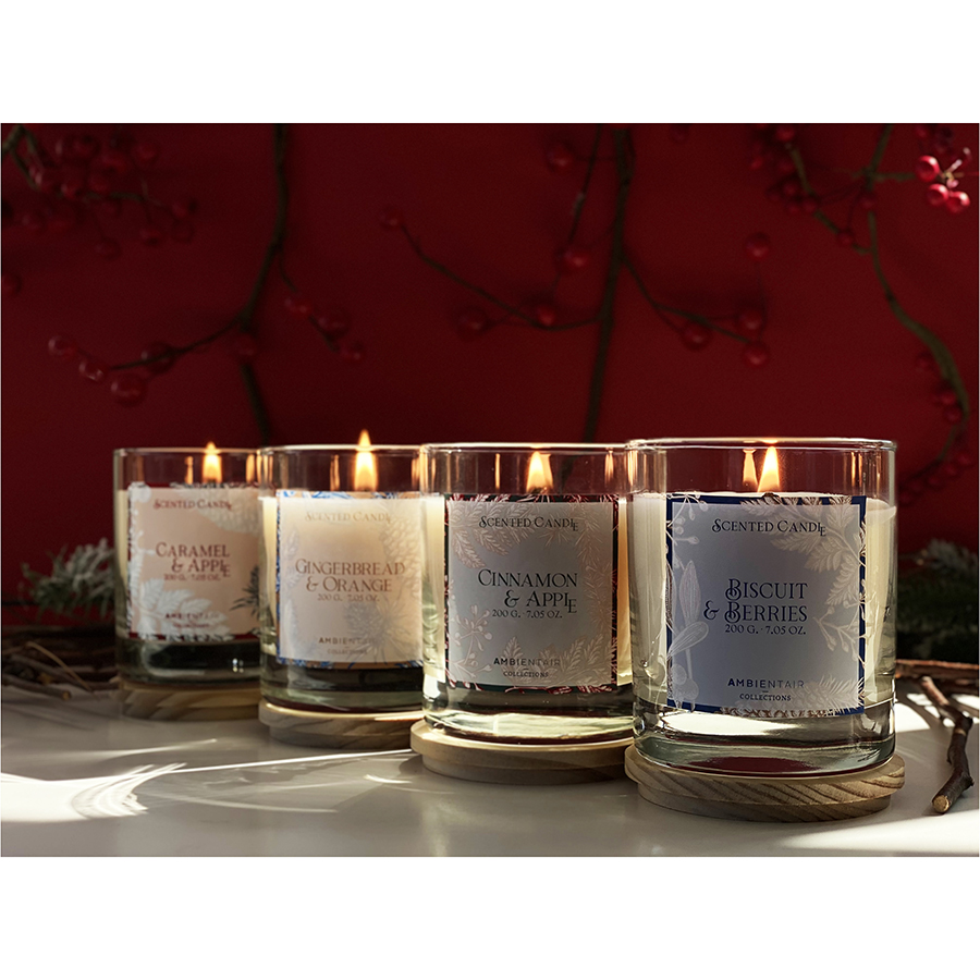 VV401GBTO Свеча ароматическая gifting, Имбирное печенье, 40 ч Ambientair  - Вид №1