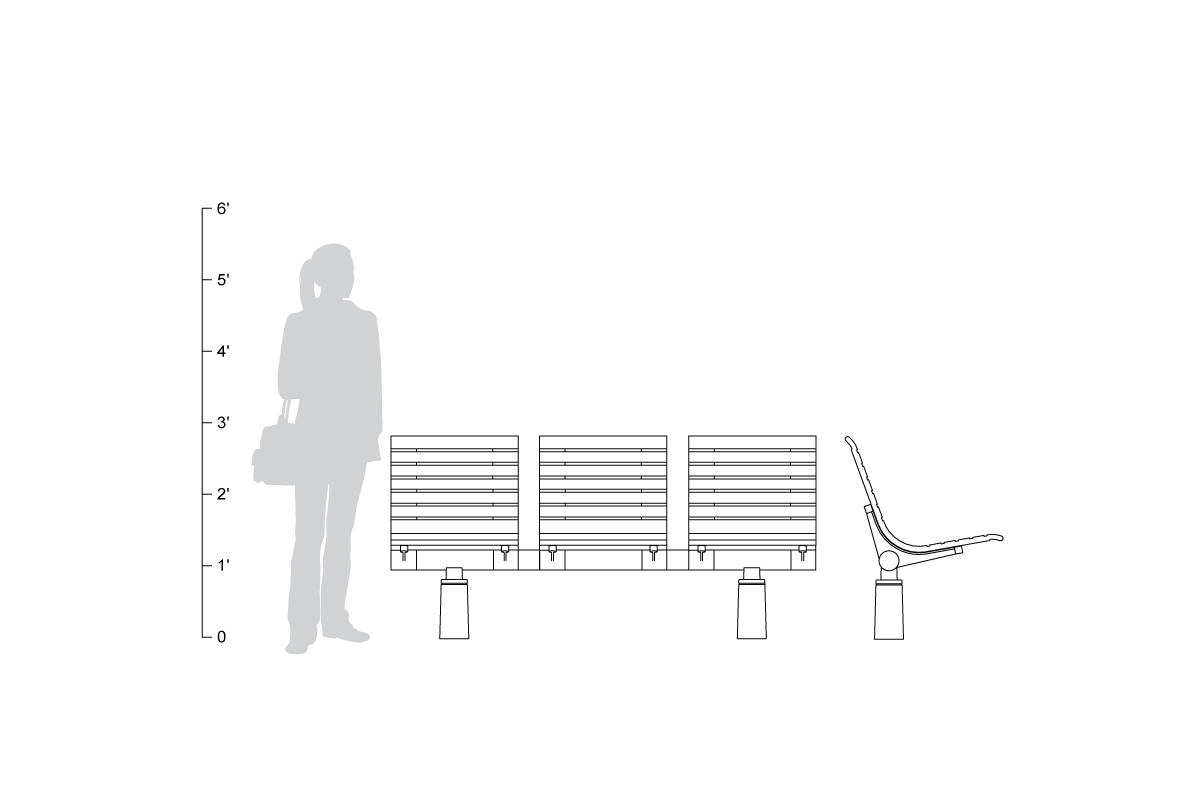 FSRT80 Система сидений tecno rs  Forms-surfaces  - Вид №11