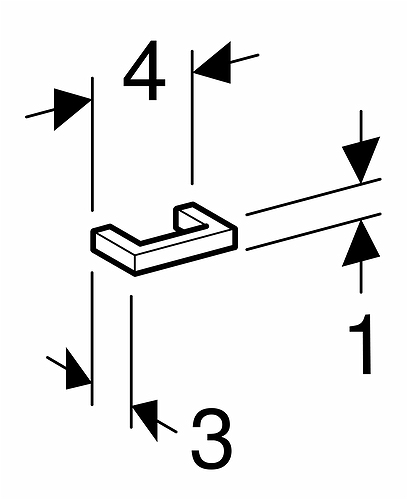 9764313001 IDO ручка c / c 32 мм, ручка c / c 32 мм  - Вид №5