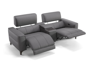 2 местный домашний кинотеатр кожаный диван