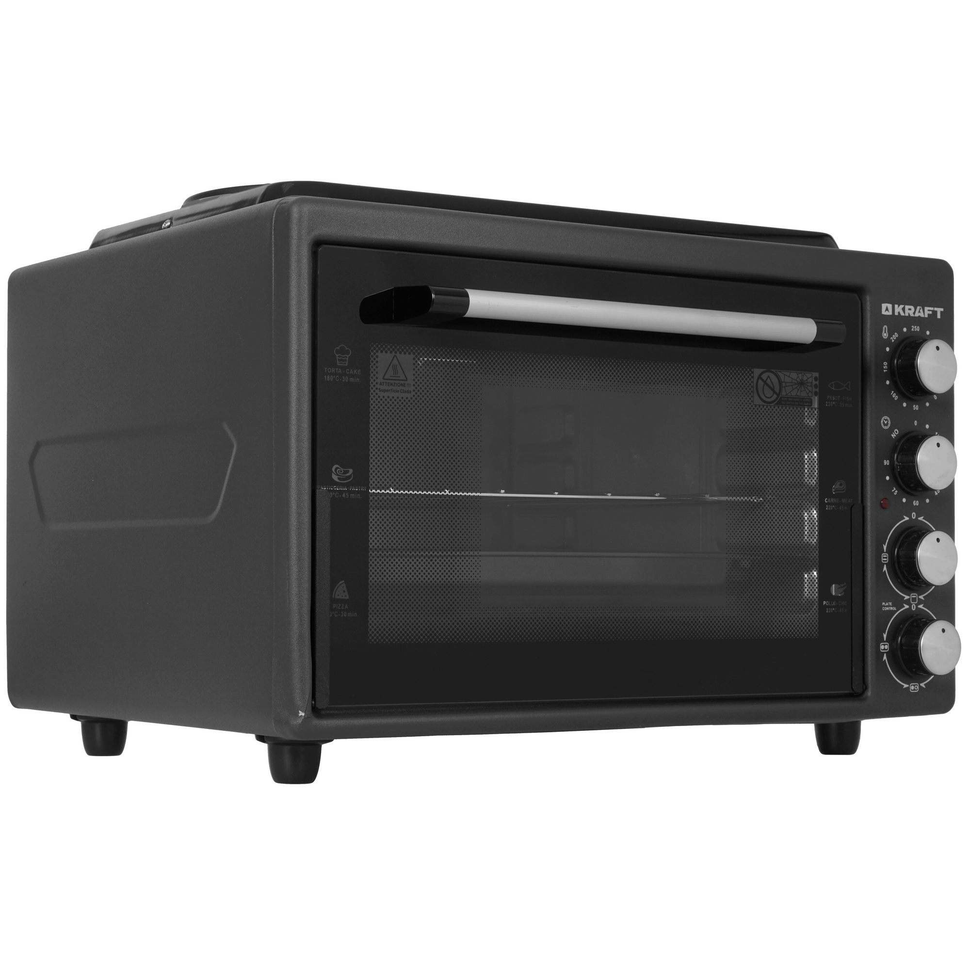 5347097 Мини-печь Kraft KF-MOHP 3800 DGR серый STDN-0128544 - Вид №1