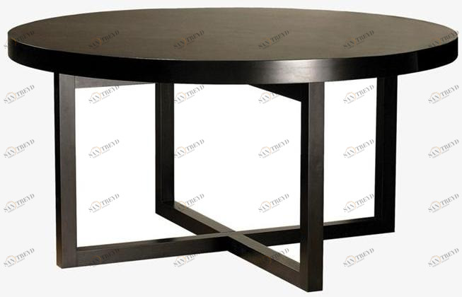 HMD INTERIORS Раздвижной круглый деревянный обеденный стол sun-id-1452049