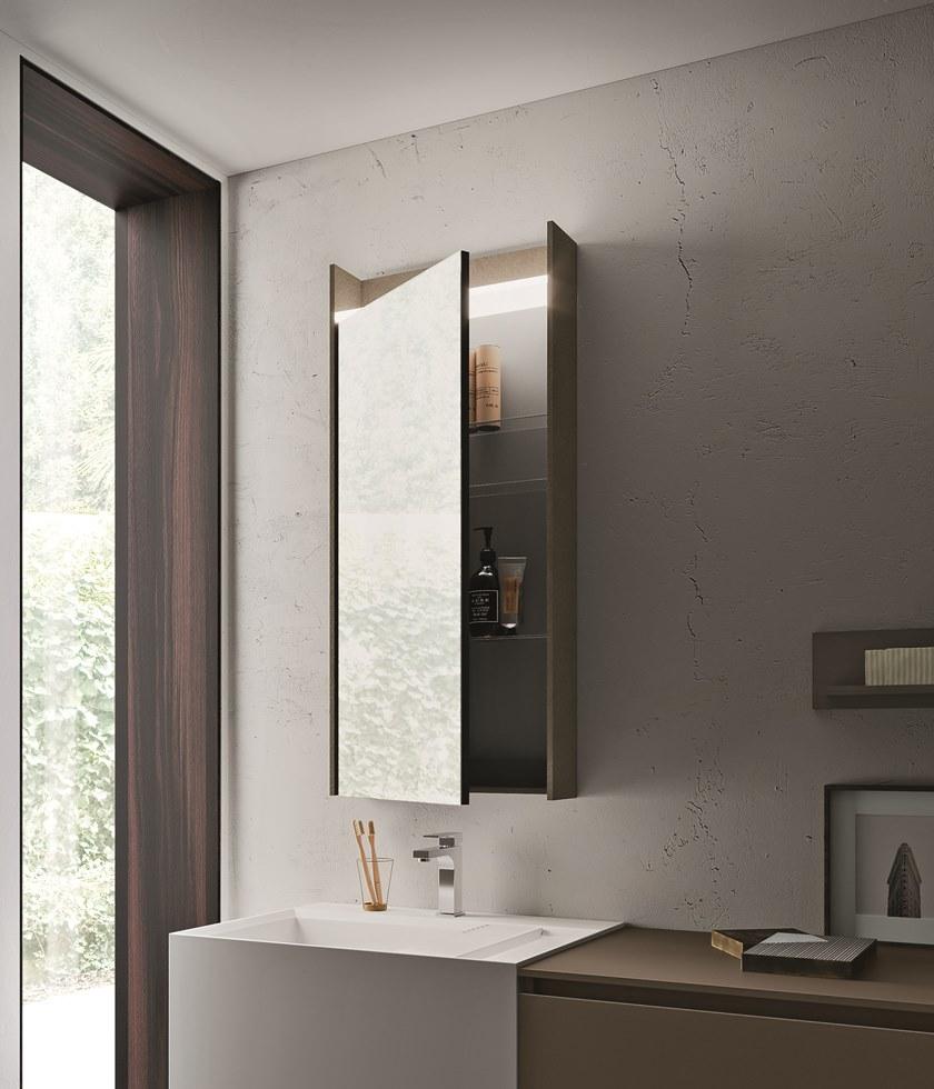 Cerasa Подвесная тумба под умывальник из меламина с ящиками Segno sun-id-1351139 - Вид №2