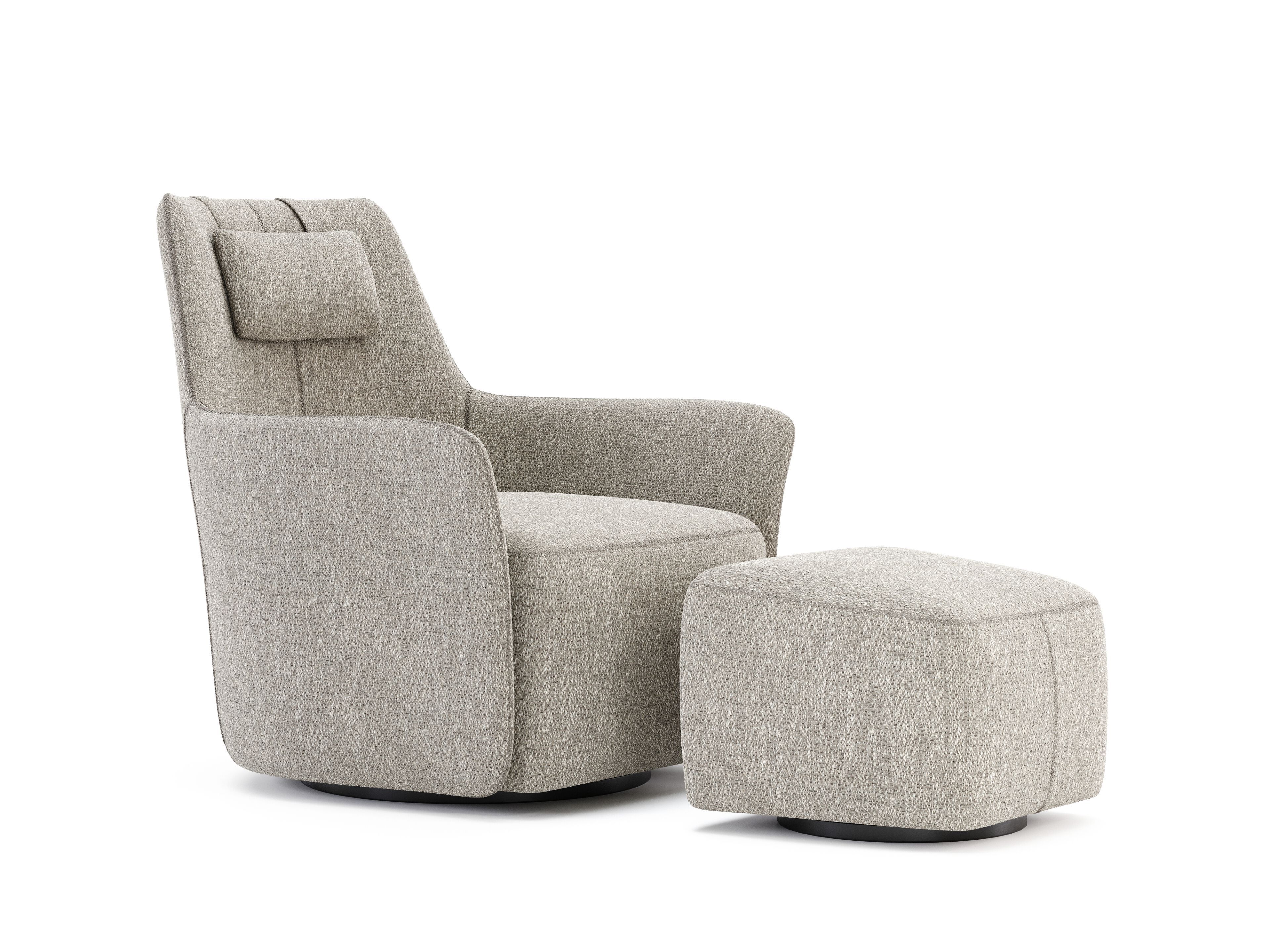 Тканевое кресло с подголовником Domkapa Александр ARCH-00064667 - Вид №6