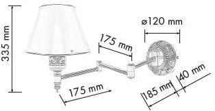 FEDE Настенный светильник из латуни  Fd1135 Fd1135---- - Вид №1