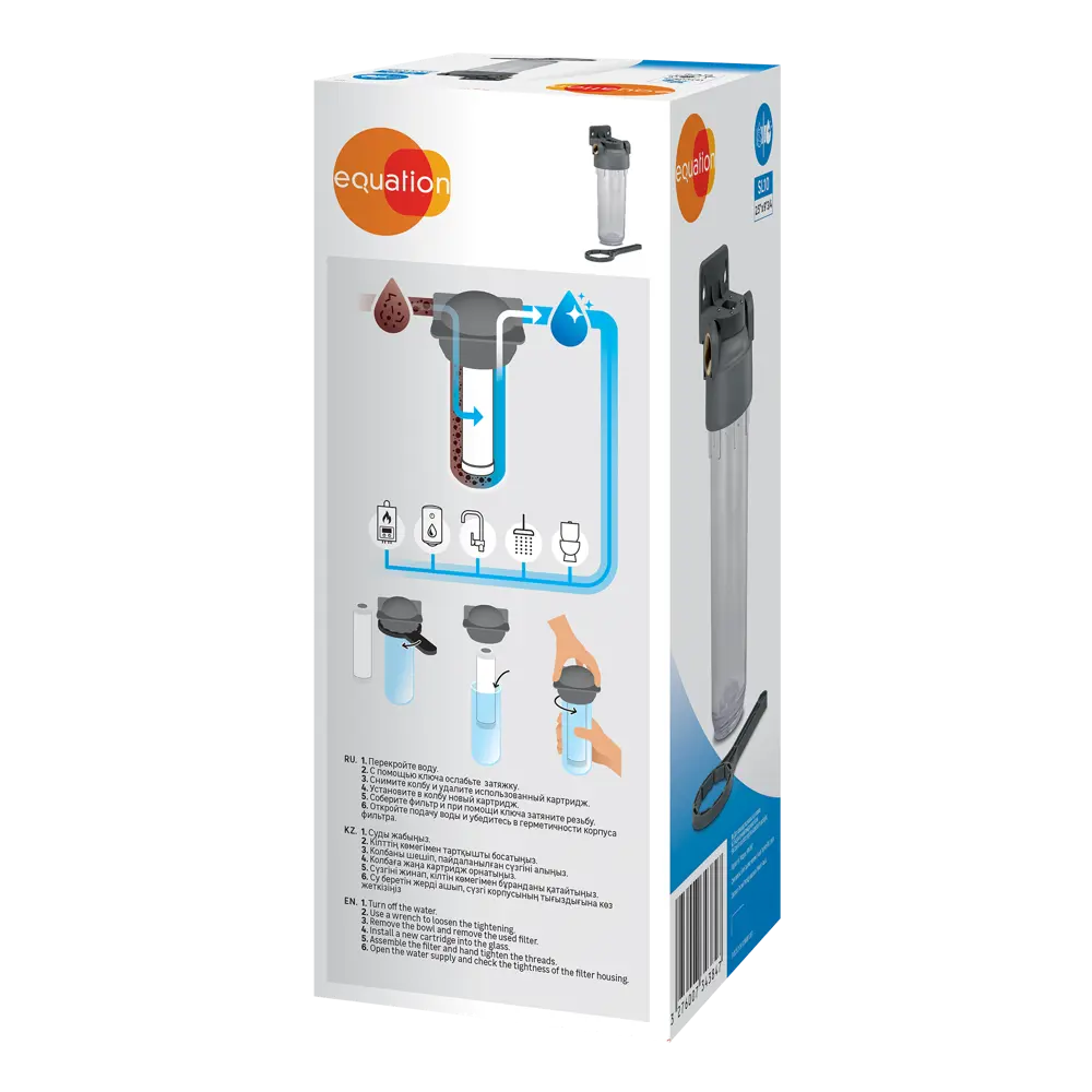 Корпус фильтра EQUATION SL10 для систем холодного водоснабжения 89078538 STLM-0078087 - Вид №4