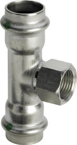 Viega Тройник Sanpress Inox 2317.2 (437213)