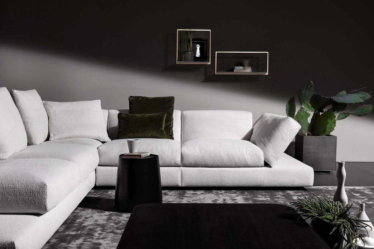 Секционный диван из кожи или ткани Vibieffe 845 EVO ARCH-00055152 - Вид №4