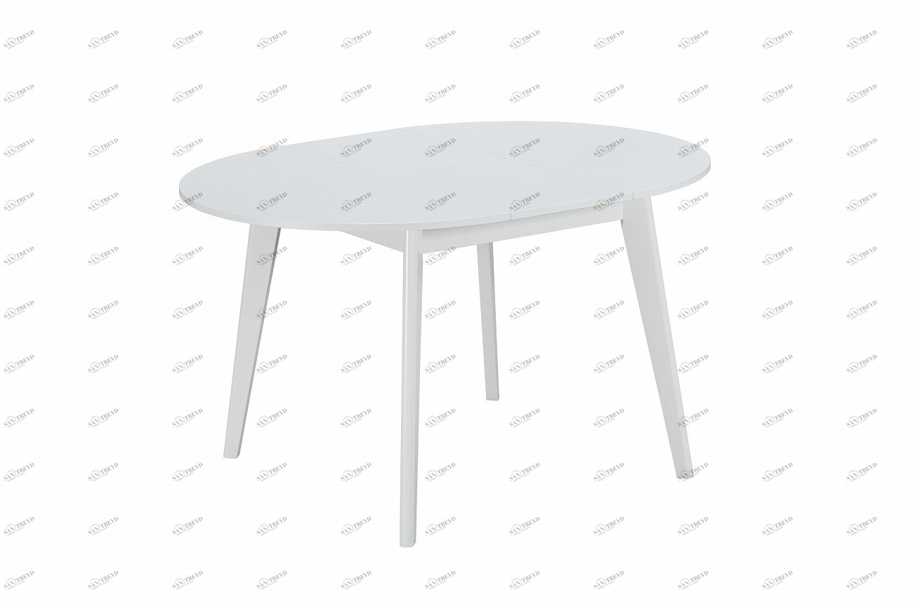 Стол обеденный раздвижной круглый 100-135 см Rondo STOOL GROUP  00-3958852 Белый 
