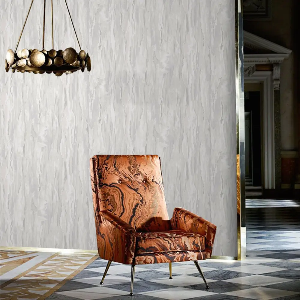 Обои флизелиновые Erismann Marseille серые 1.06 м 60184-02 STLM-2055941 - Вид №2