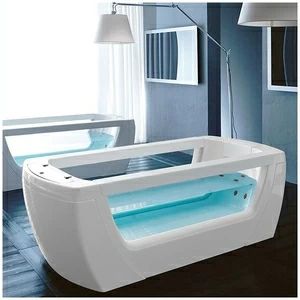 Ванна Gruppo treesse Vision STX-V138B ванна с гидромассажем и дезинфекцией стеклянная прозрачная белая