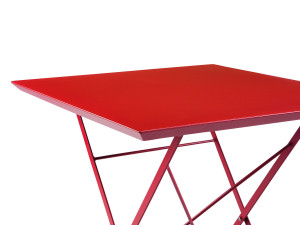 Металлический складной садовый стол