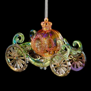 91471194 Елочная игрушка Карета золушки Erichkrause decor 53468 40 см х 30 см разноцветный STLM-0966747