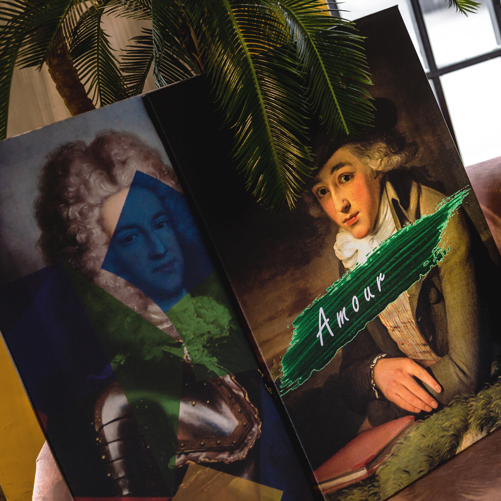 30101901 Арт-портрет «Amour» (холст, галерейная натяжка) Object Desire  - Вид №7