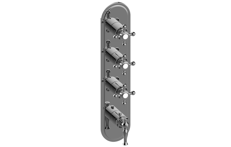 E-8088-LM22C2-T M-Series Valve Trim with Four Handles - Trim only GRAFF Lauren