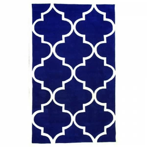 Ковер Trelli синий 160х230 DOLLY CAPRETS ДИЗАЙНЕРСКИЕ, ТРЕЛЬЯЖНЫЙ УЗОР 015144 Белый;синий
