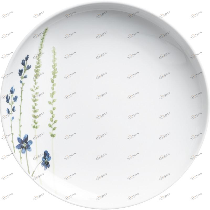 393457A50001C Wildflower пищи блюдо 27 см пять чувств синий / красный Kahla-porzellan 