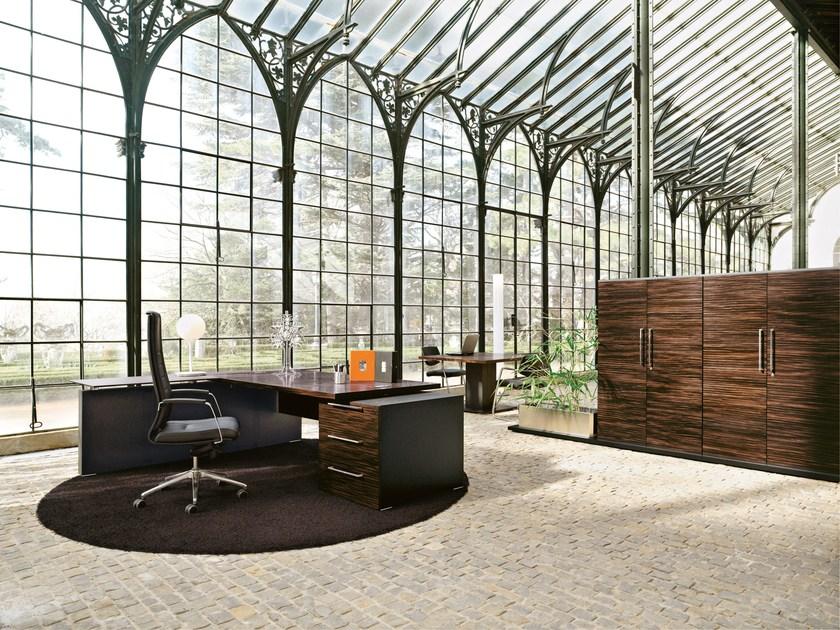 Sinetica Угловой модульный письменный стол из дерева Ego sun-id-1361366 - Вид №10