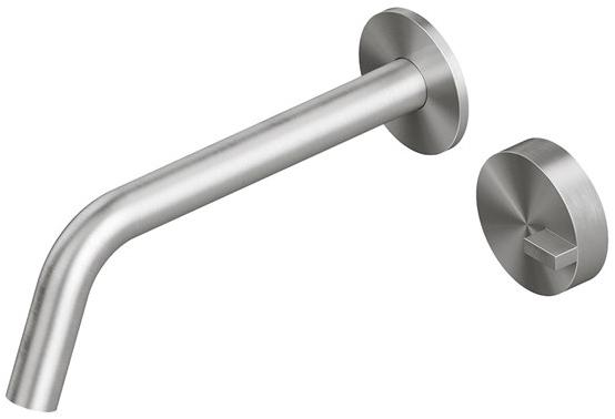 Quadrodesign Смеситель для умывальника из нержавеющей стали настенный Q sun-id-1394387 - Вид №1