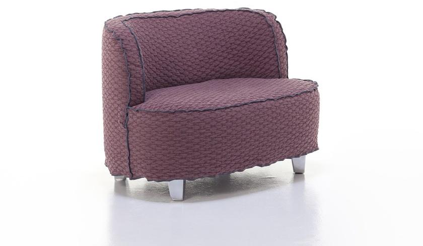 Gervasoni Кресло из ткани со съемным чехлом с подлокотниками More sun-id-1348157 - Вид №1