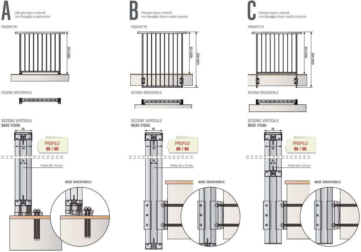 FARAONE Алюминиевый парапет с алюминиевыми решетками Olimpia sun-id-1446888 - Вид №4