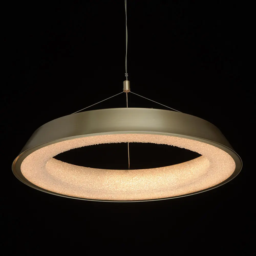 Светильник подвесной светодиодный «Перегрина» 15 м2 цвет золото 81973861 STLM-2064083 DEMARKT  - Вид №3