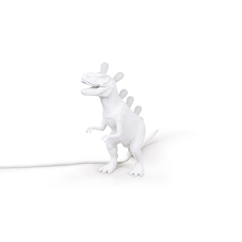Настольная лампа белая 33,5х39 см T-Rex 14783 SELETTI ЖИВОТНЫЕ 00-3882457 Белый - Вид №4