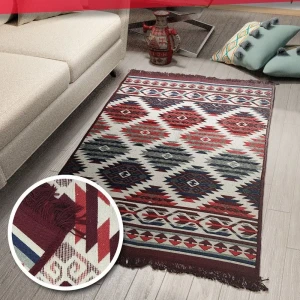 91653473 Ковер Mutas Carpet Sacil Rug КС 1356 прямоугольный 90x60 см хлопок STLM-1026881
