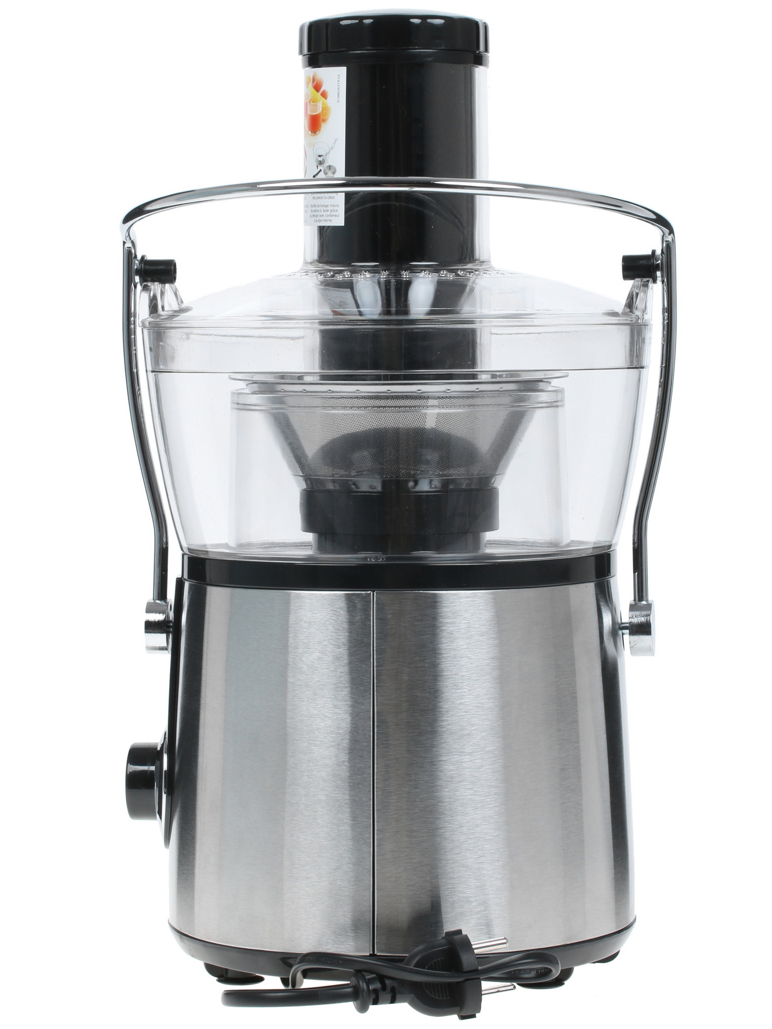 1223801 Соковыжималка электрическая Moulinex Juice Express JU550D10 серебристый STDN-0136809 - Вид №5