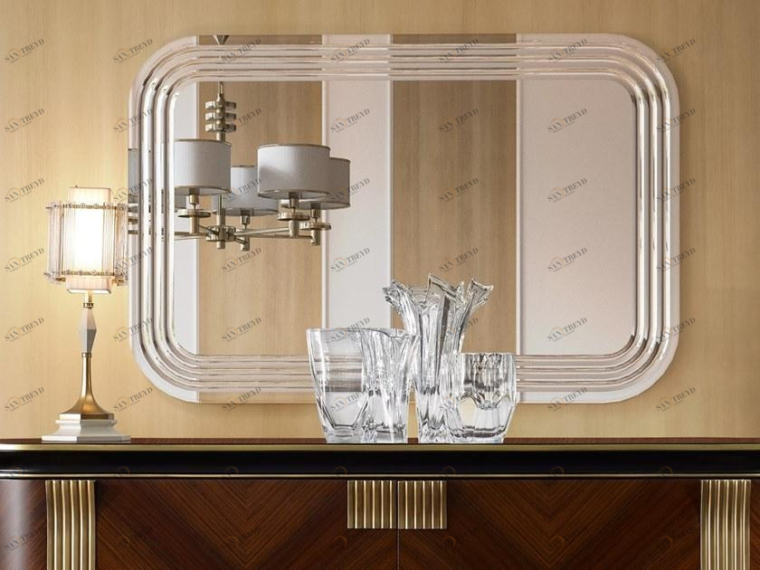 A.R. Arredamenti Прямоугольное настенное зеркало Oliver Ol03/s